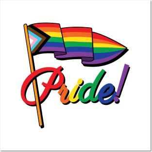 Progress Flag -  Pride! Posters and Art